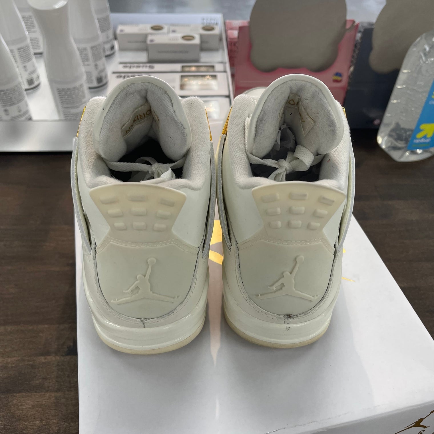 Metallic Gold Jordan 4 (W) (USED)