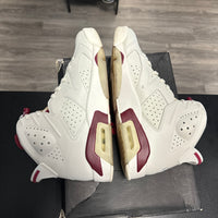 Maroon Jordan 6 (USED)