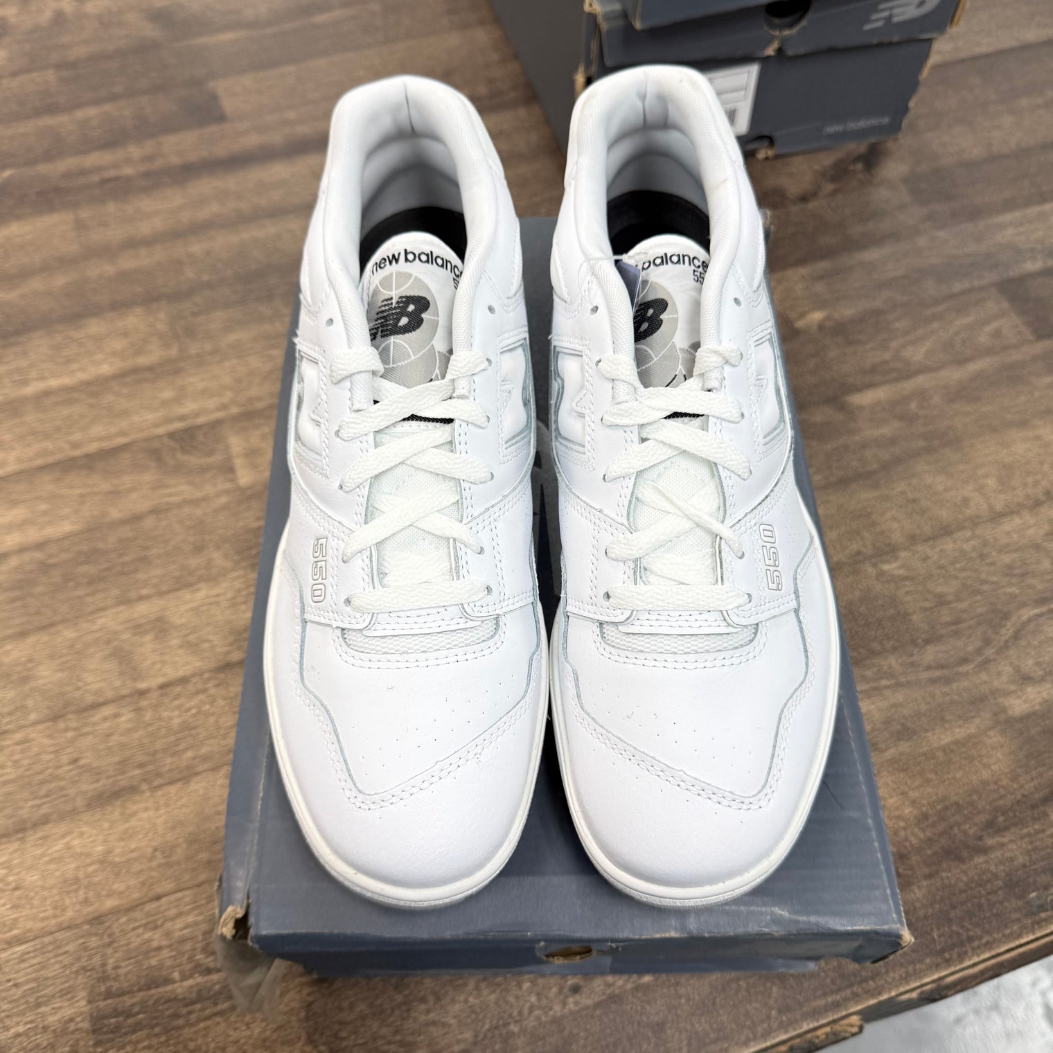 New Balance 550 White Grey (Lightly Worn)