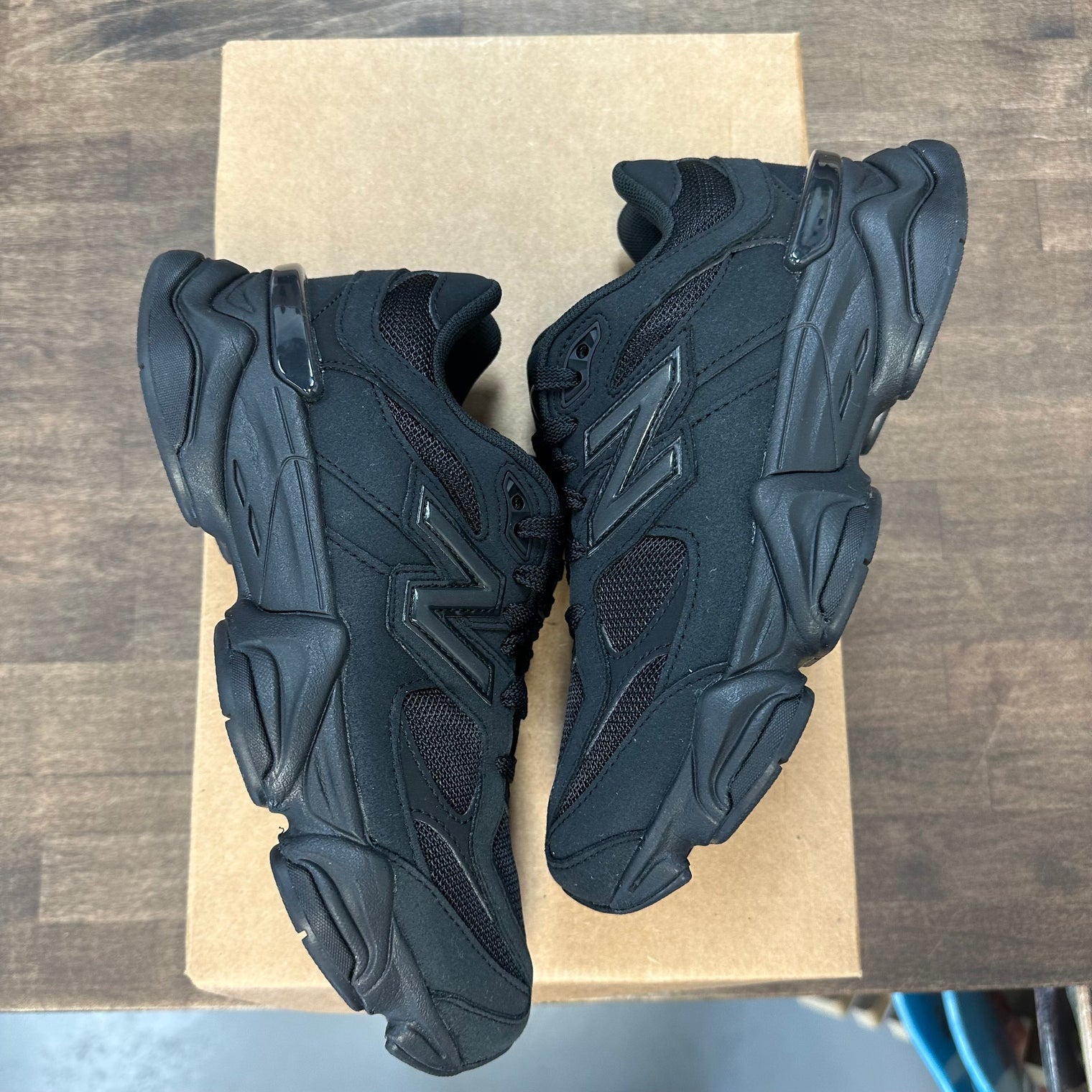 Triple Black New Balance 9060 (Used, No Box)