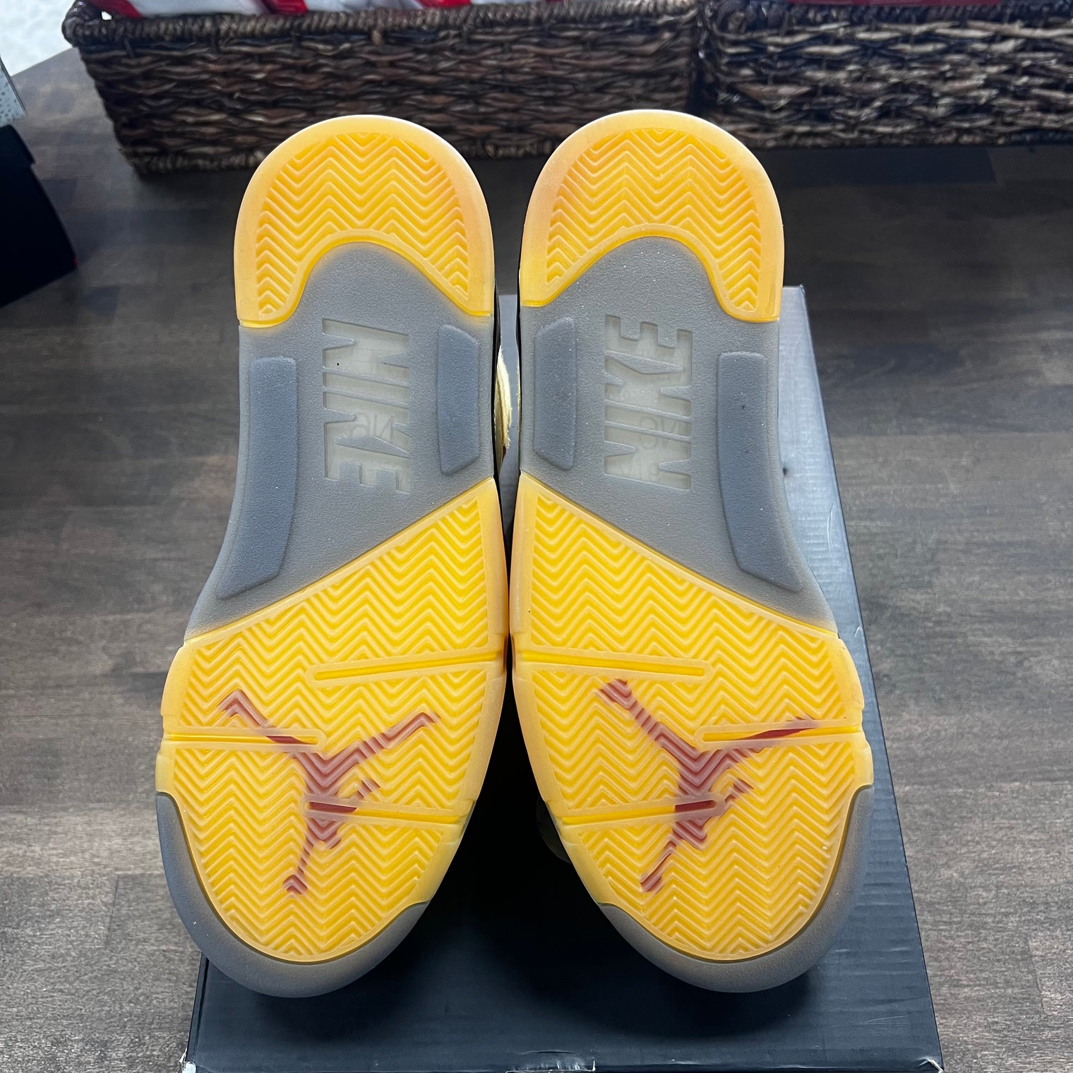 Off White Jordan 5 Sail (Lightly Worn)