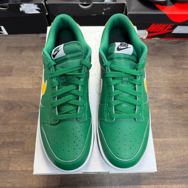 Nike by You Green Yellow Dunk Low