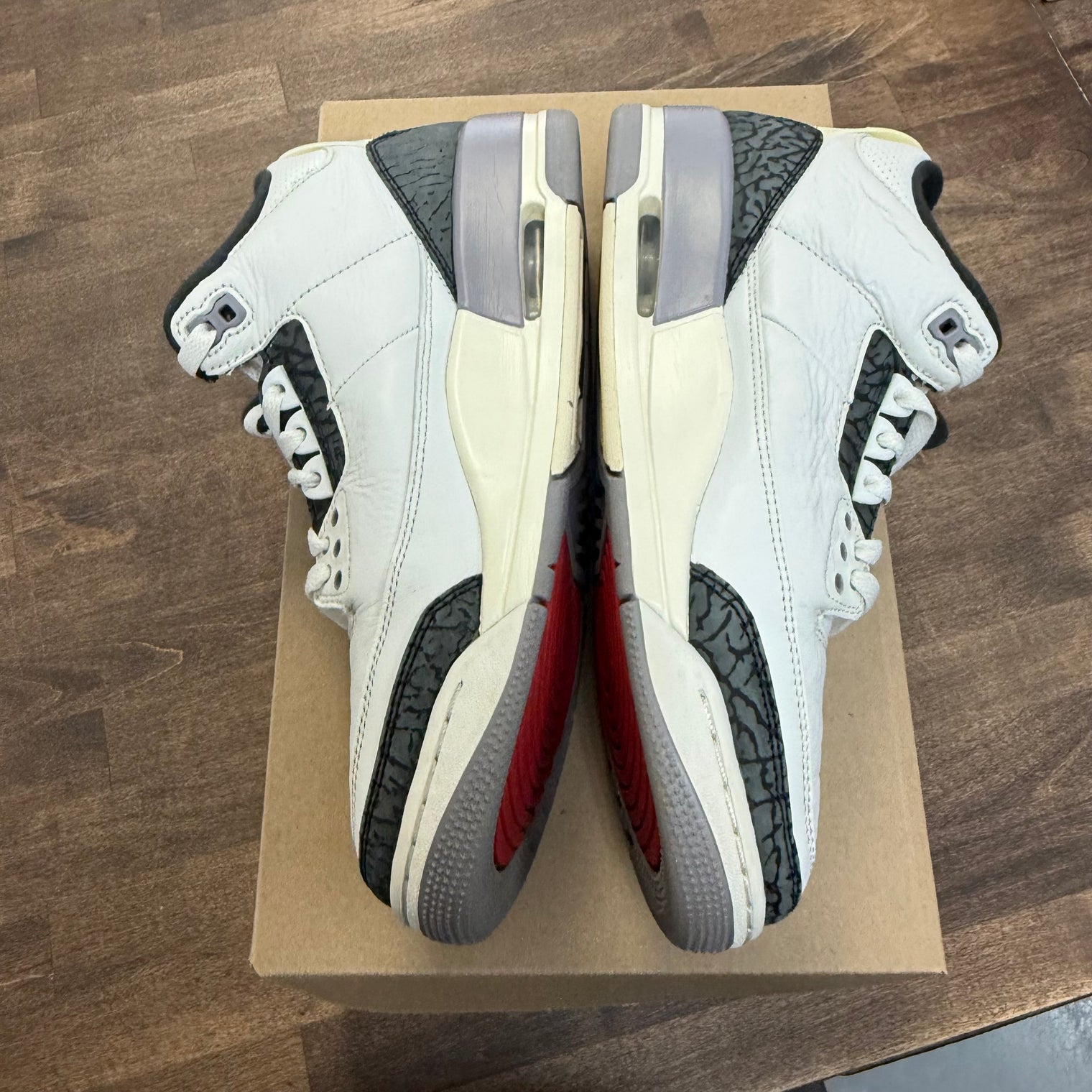 Cement Grey Jordan 3 Retro (USED, No Box)