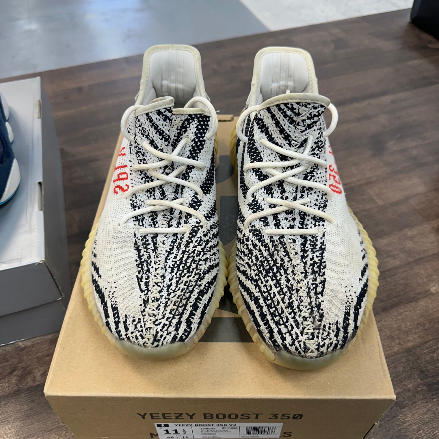 Zebra Yeezy 350 (USED)