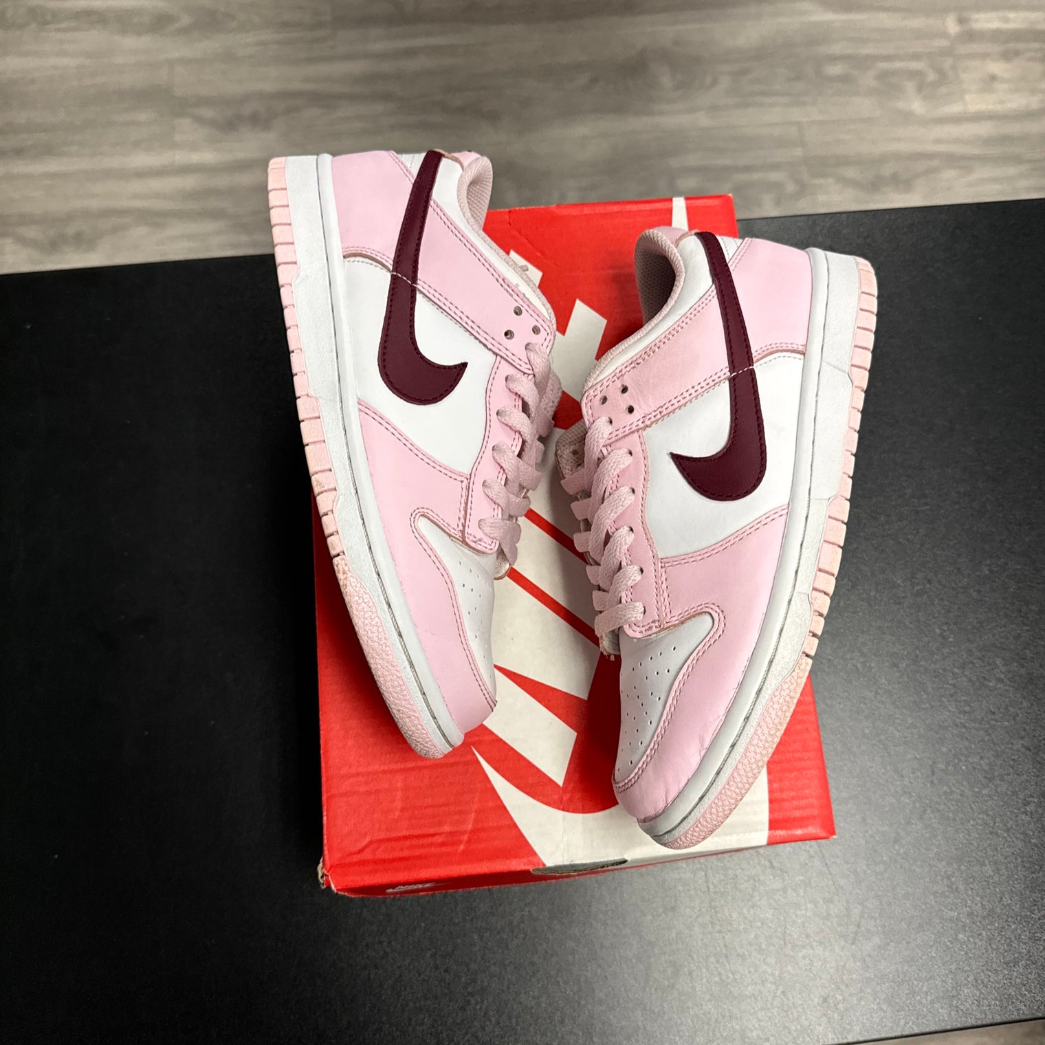Pink Foam Dunk Low (USED)