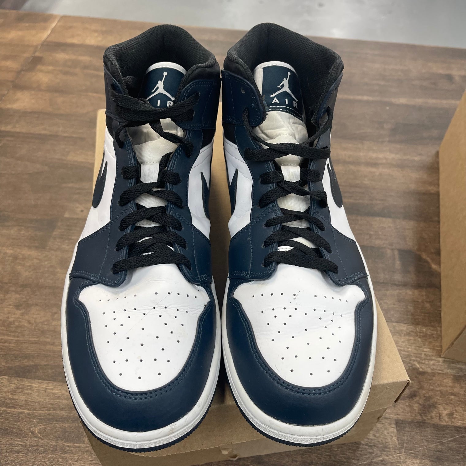 Armory Navy Jordan 1 Mid (USED, No Box)
