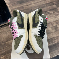 Medium Olive Travis Scott Jordan 1 Low OG SP (USED)