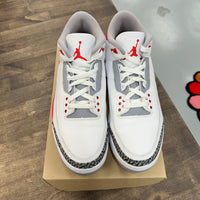 Fire Red Jordan 3 Retro (USED, No Box)