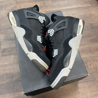 Black Canvas Jordan 4 (USED)