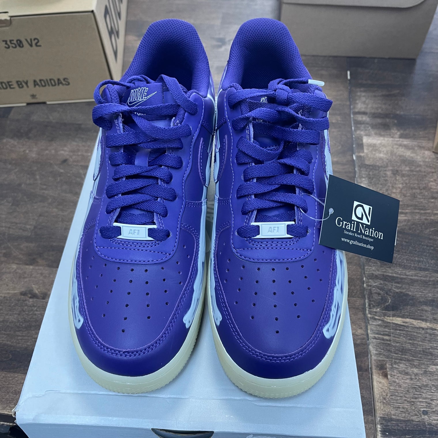 Purple Skeleton Air Force 1 (USED,No Box)
