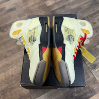 Off White Sail Jordan 5 Retro (USED)