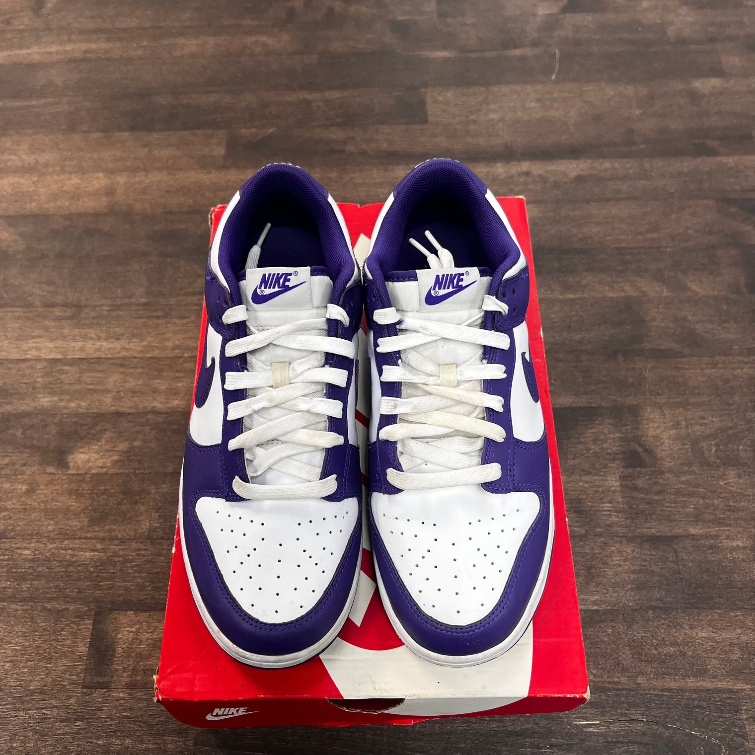 Court Purple Dunk Low (USED, No Box)