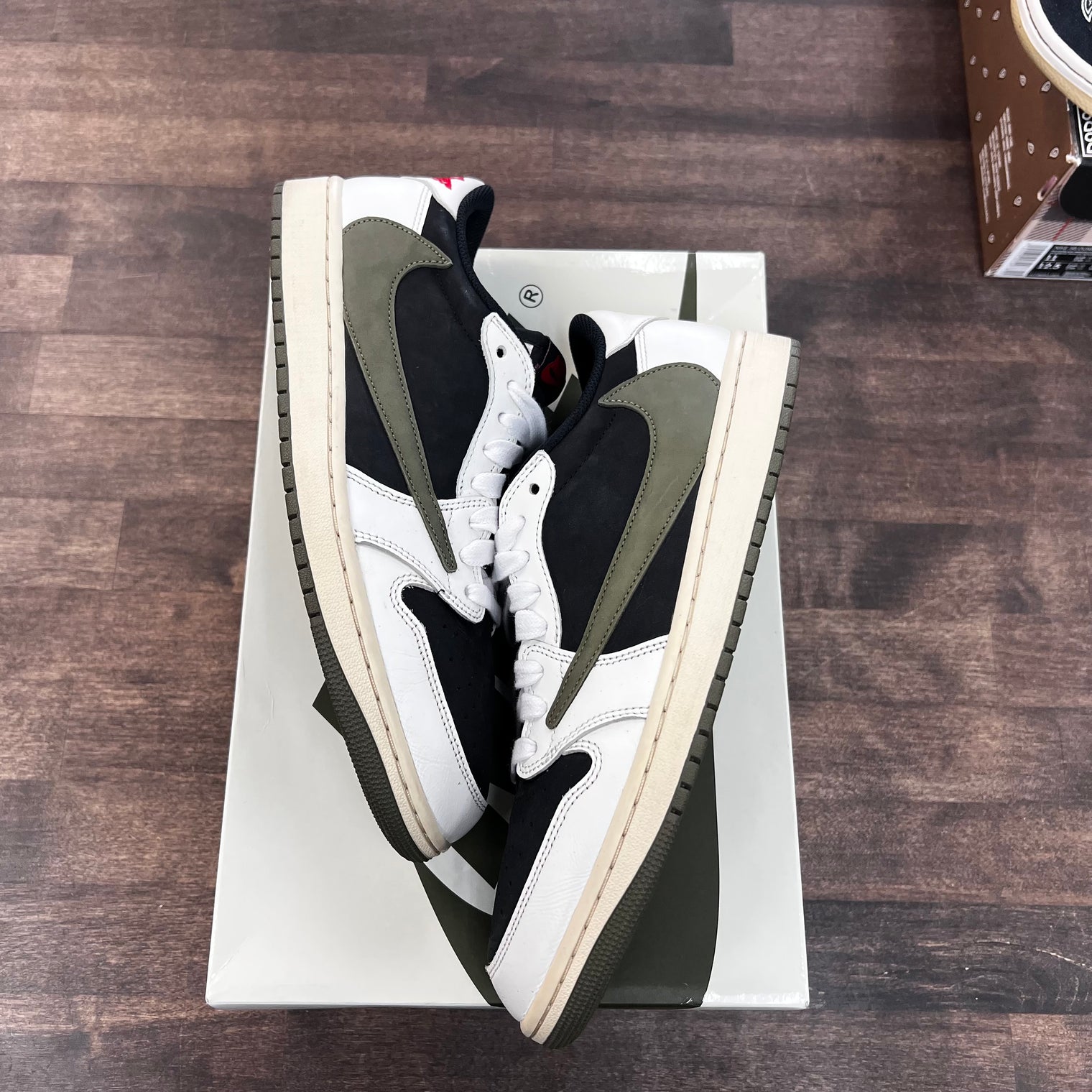 Travis Scott Olive Jordan 1 Low (W) (USED)
