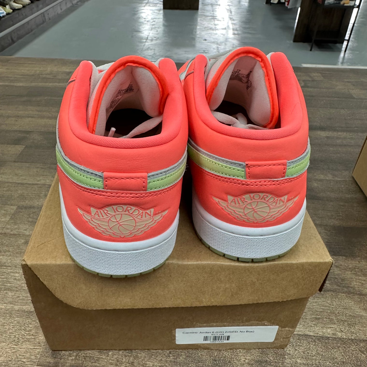 Lava Glow Pink Jordan 1 Low (USED, No Box)