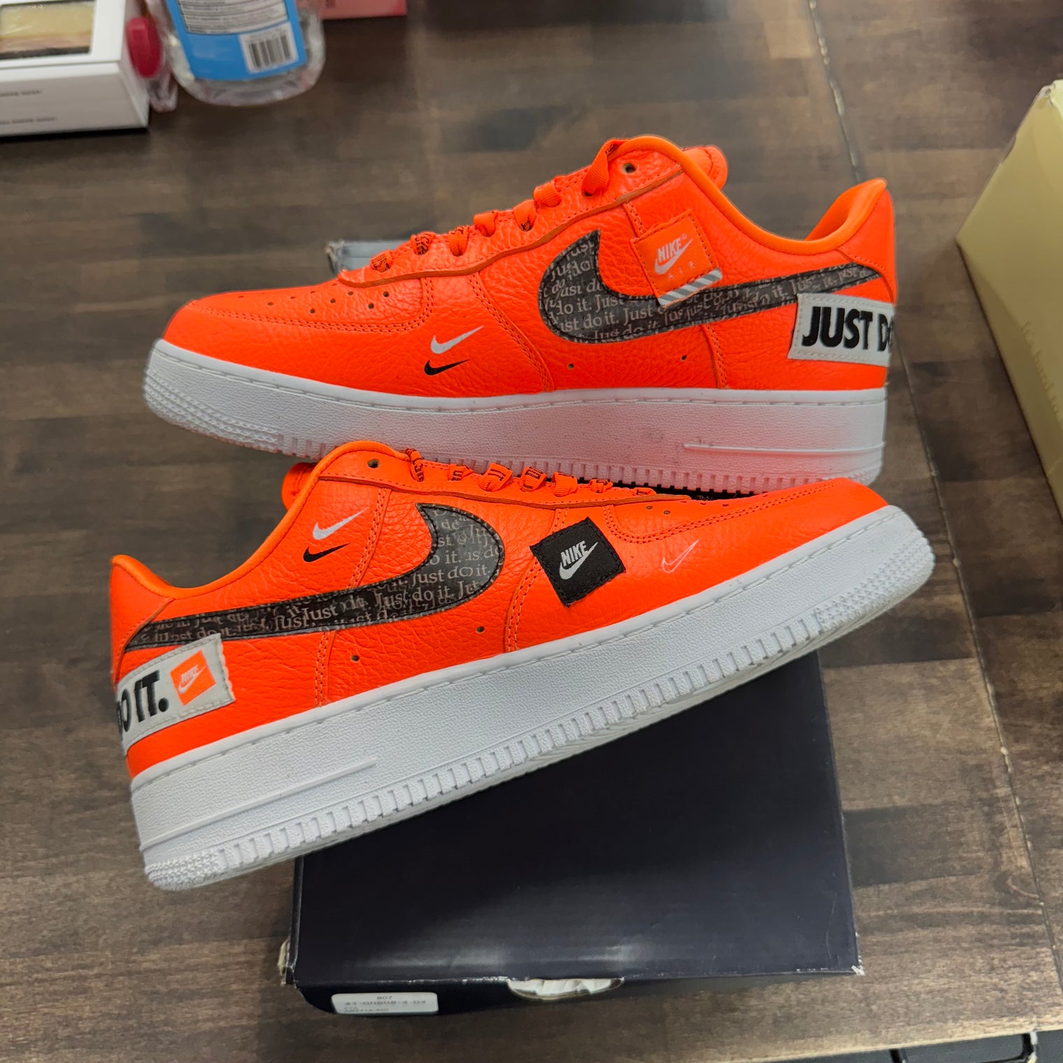Just Do It Pack Total Orange Air Force 1 Low (USED)
