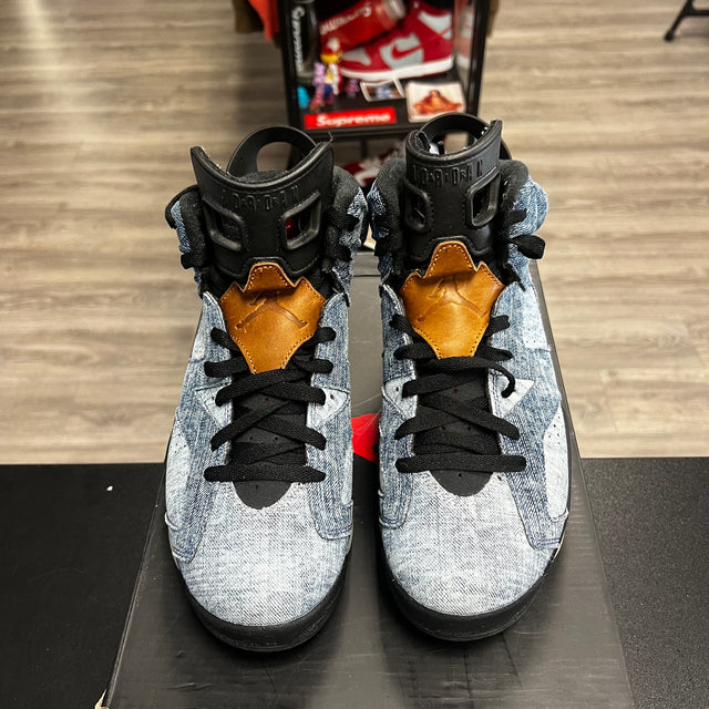 Washed Denim Jordan 6 Retro (USED)