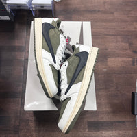 Travis Scott Medium Olive Jordan 1 Low (Lightly Worn)