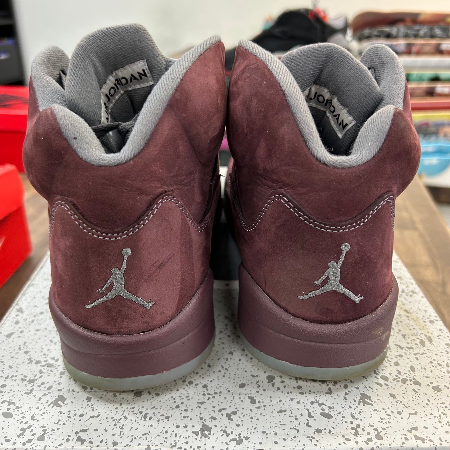 Burgundy Jordan 5 Retro (USED)