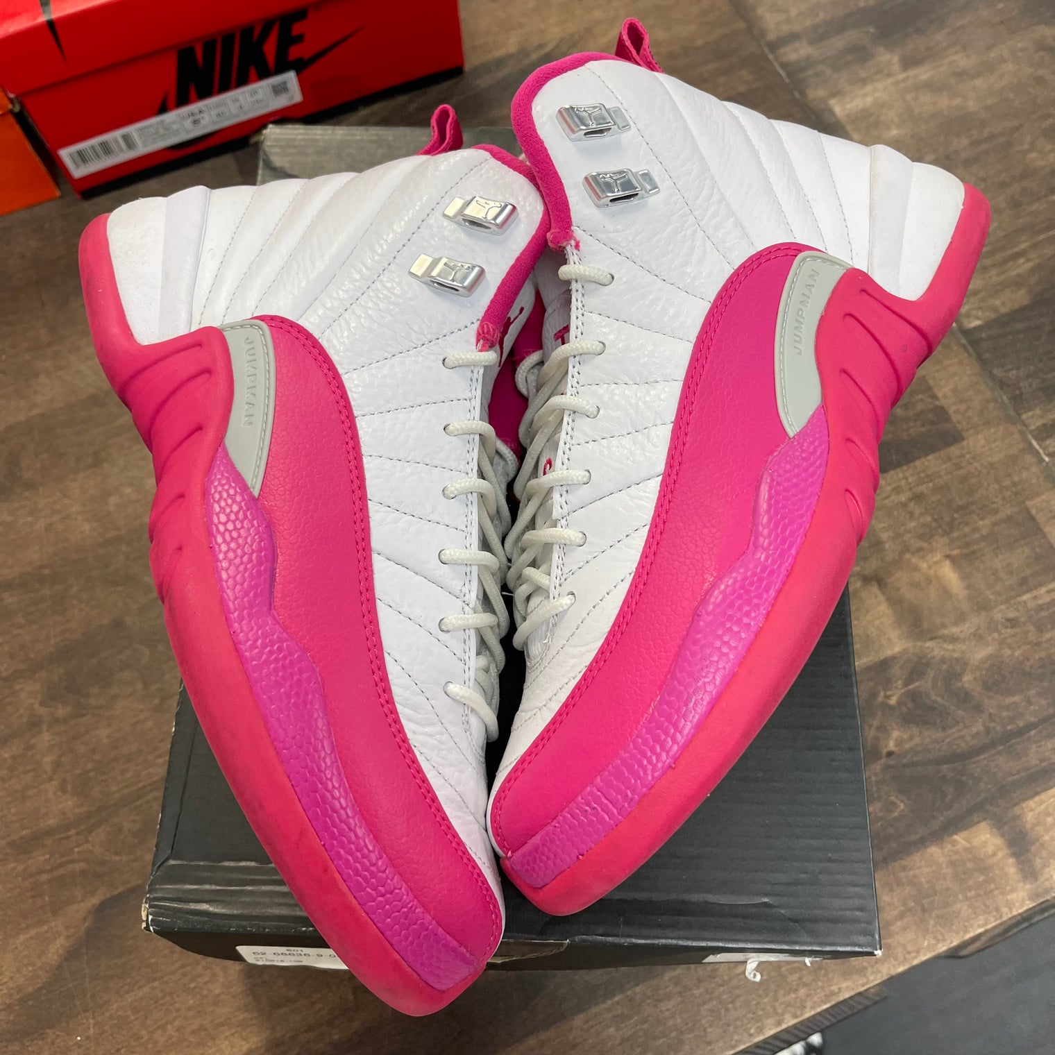 Dynamic Pink Jordan 12 (GS) (USED)