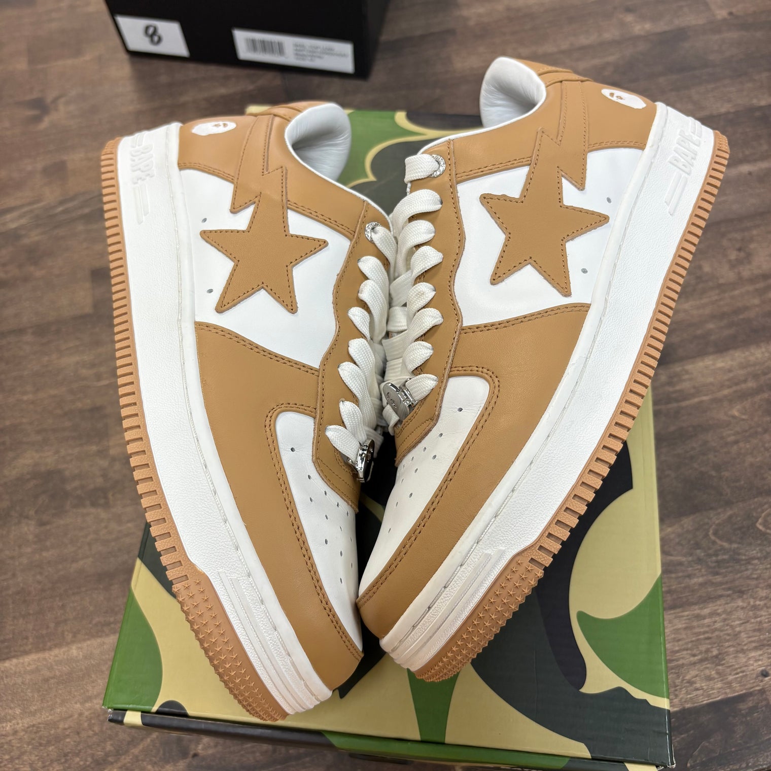 White Beige A Bathing Ape Bape Sta (USED)
