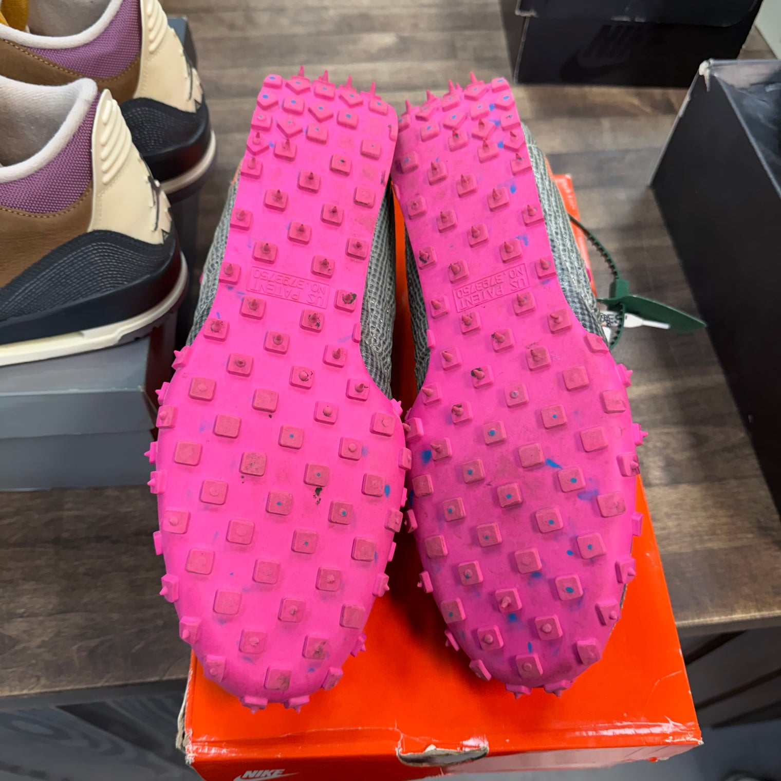 Off-White Black Nike Waffle Racer (W) (USED)