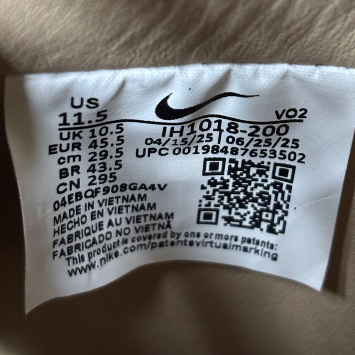 Nike Air Force 1 Low Protro Kobe Bryant Linen Size 11.5 - Image 7