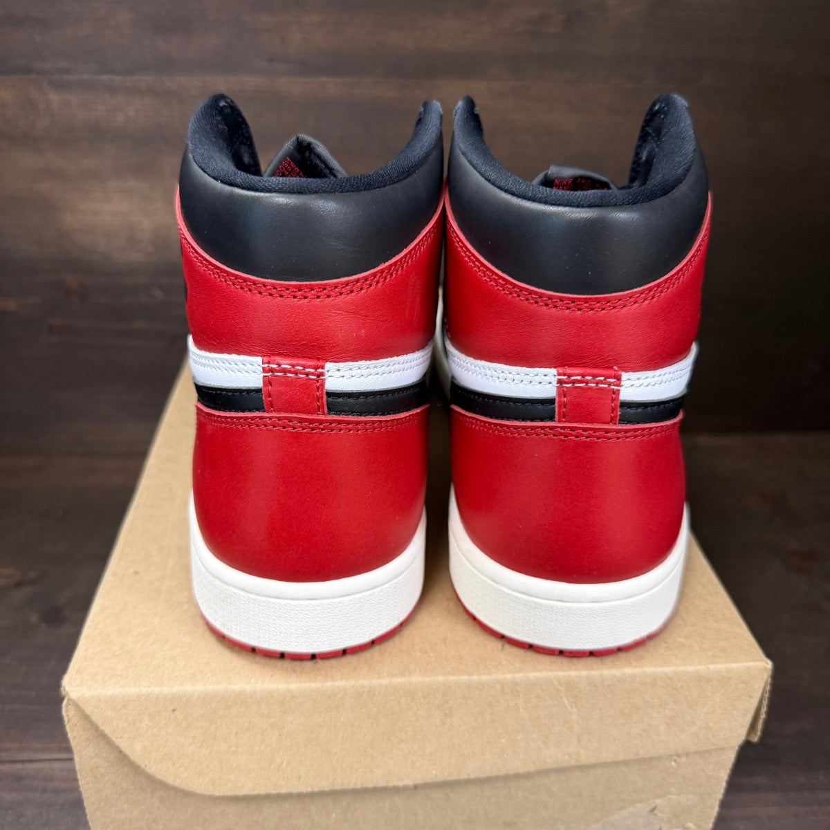 Jordan 1 Retro High OG Black Toe Reimagined Size 10 (Pre-Owned) - Image 4
