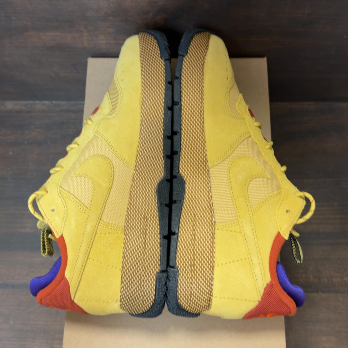 Nike Air Force 1 Wild Low Wheat Gold (Women's) Size 11W (Pre-Owned) - Image 5