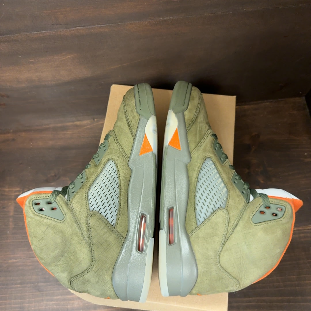 Jordan 5 Retro Olive (2024) Size 10.5 (Pre-Owned) - Image 7