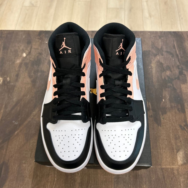 Jordan 1 Mid Arctic Orange Black Toe - Image 2