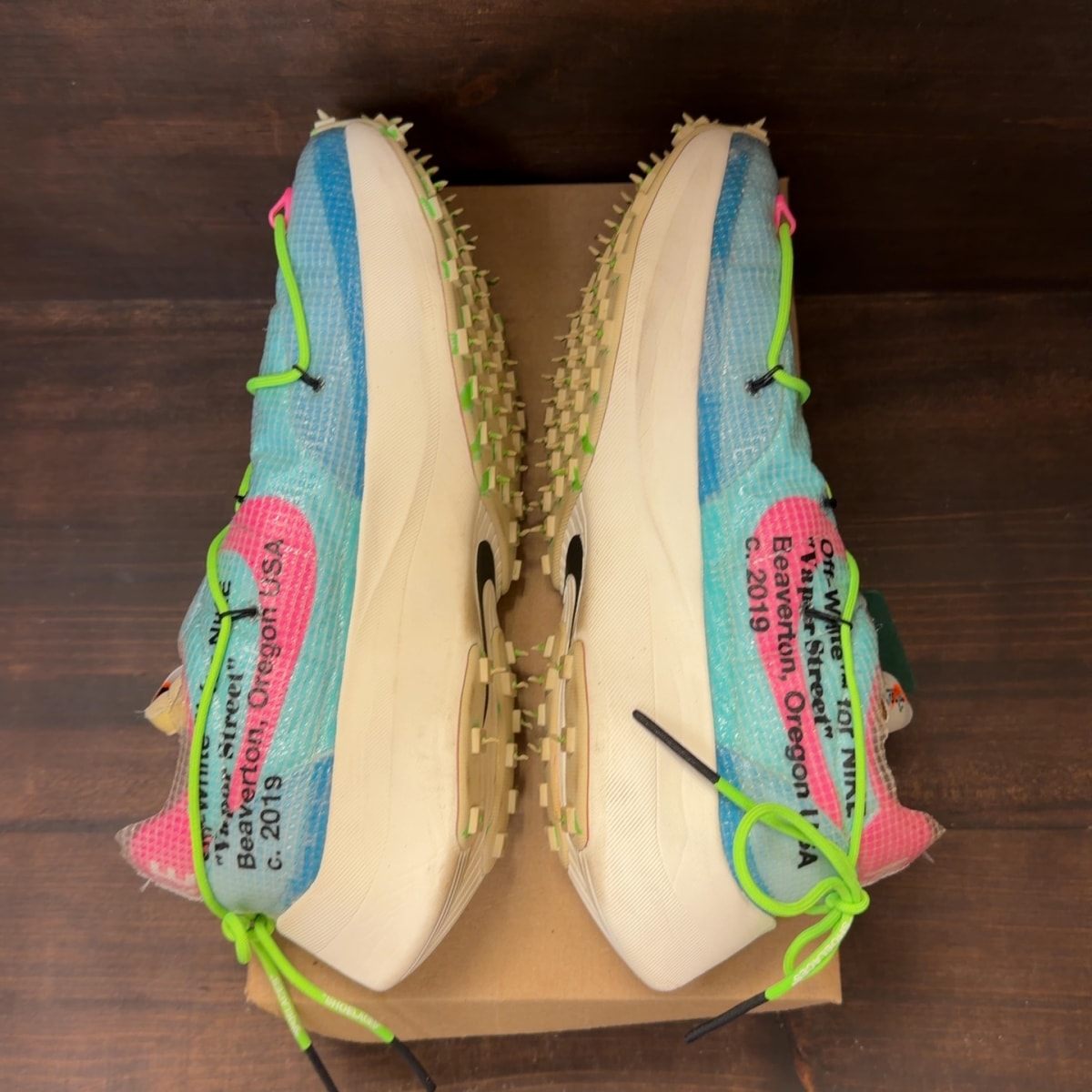 Nike Vapor Street Off-White Polarized Blue (Women's) Size 13.5W (Pre-Owned) - Image 5
