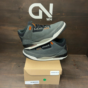 Jordan 3 Retro Fear Pack (2023) Size 12 (Pre-Owned) - front