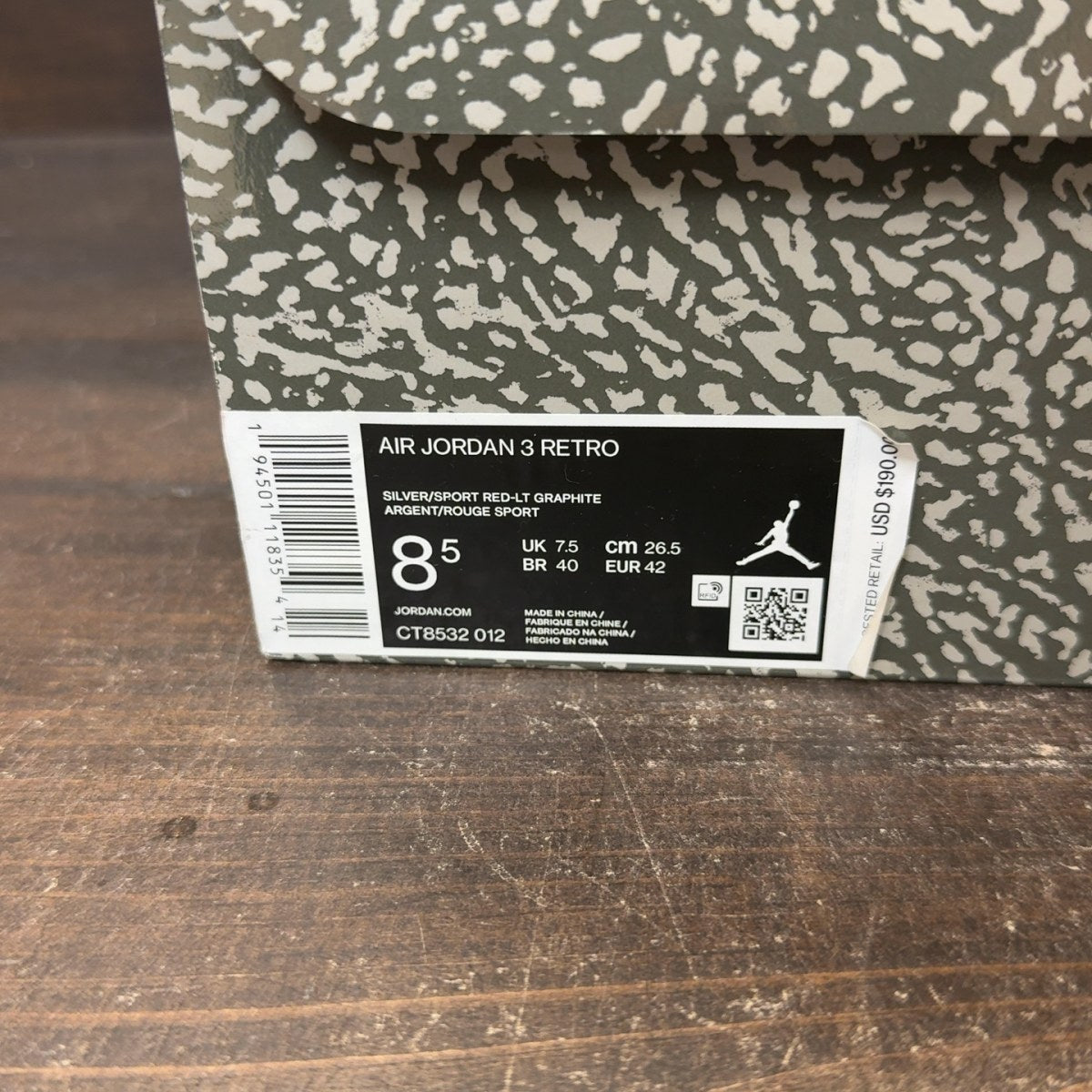 Jordan 3 Retro Cool Grey (2021) - Image 7