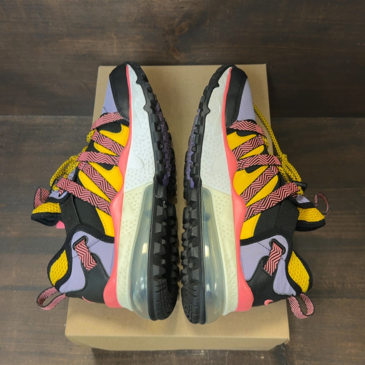 Nike Air Max 270 Bowfin Black Atomic Violet Amarillo Size 7 (Pre-Owned) - Image 6