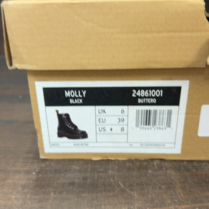 Dr. Martens Molly Wmns Leather Platform Boot 'Black' Size 8 (Pre-Owned) - Image 8