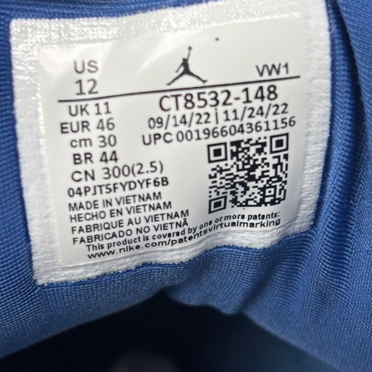 Jordan 3 Retro Wizards Size 12 (Pre-Owned) - Image 7
