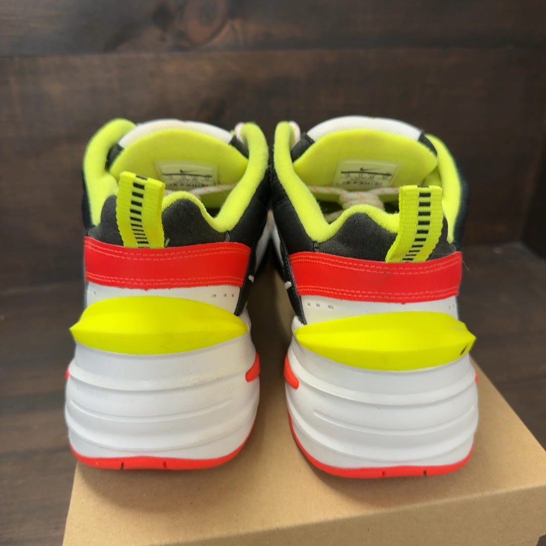 Nike M2K Tekno Black Volt Crimson Size 12 (Pre-Owned) - Image 4
