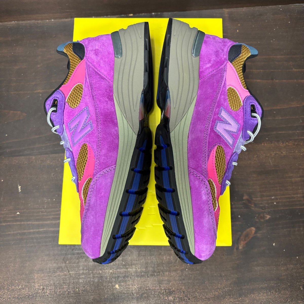 New Balance 992 MiUSA Action Bronson Digitalis Purpurea Size 10.5 (Pre-Owned) - tag