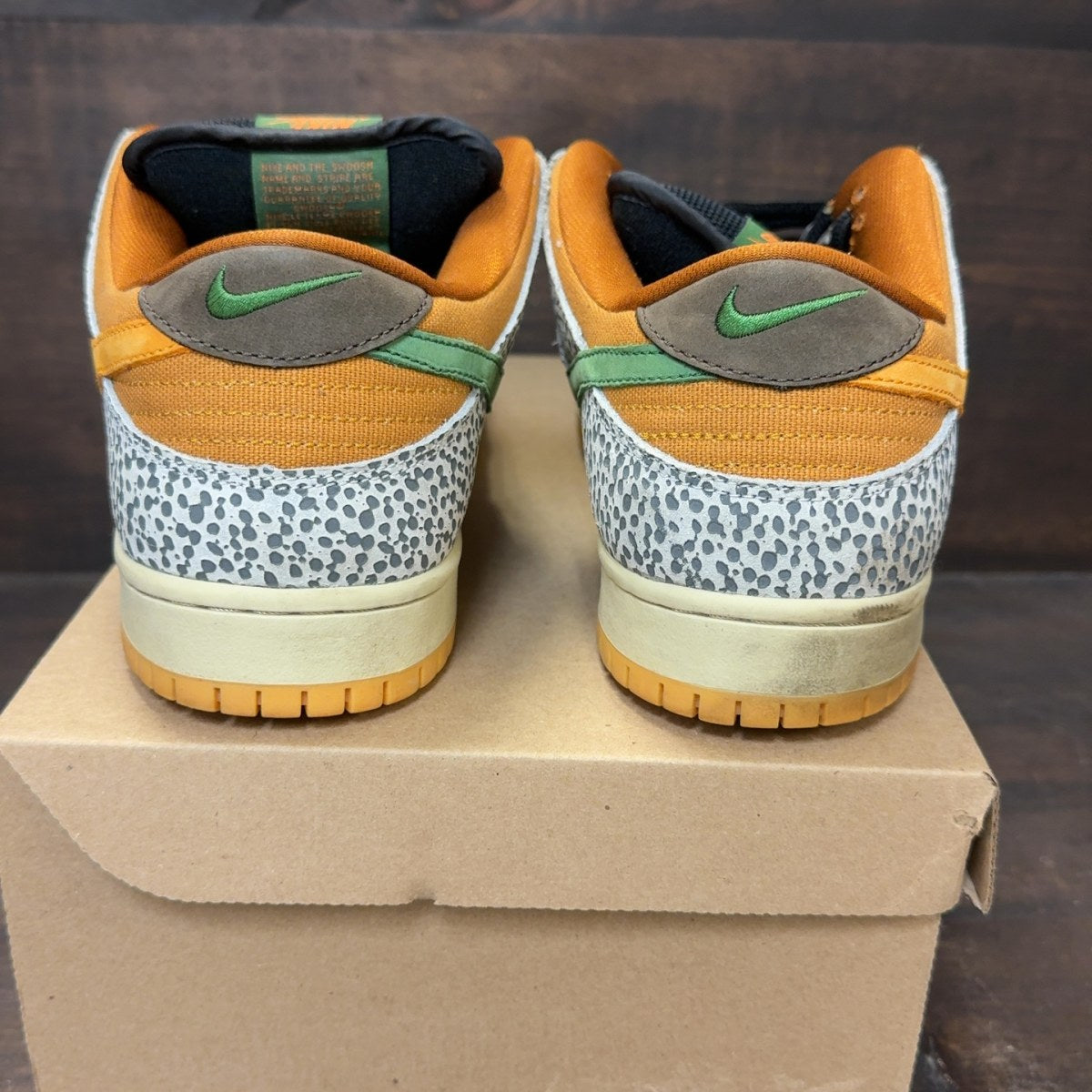 Nike SB Dunk Low Safari Size 12 (Pre-Owned) - Image 5
