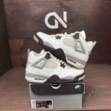 Jordan 4 Retro White Cement (2025) (GS) Size 4.5Y (Pre-Owned) - Image 1
