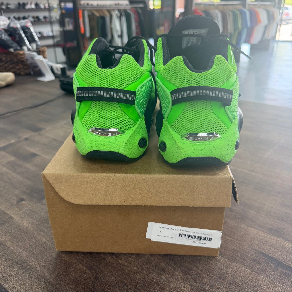 Nike NOCTA Glide Drake EYBL Green Strike Size 15 (Pre-Owned) - Image 3