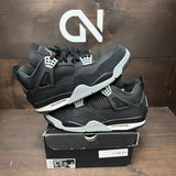 Jordan 4 Retro SE Black Canvas - Image 1