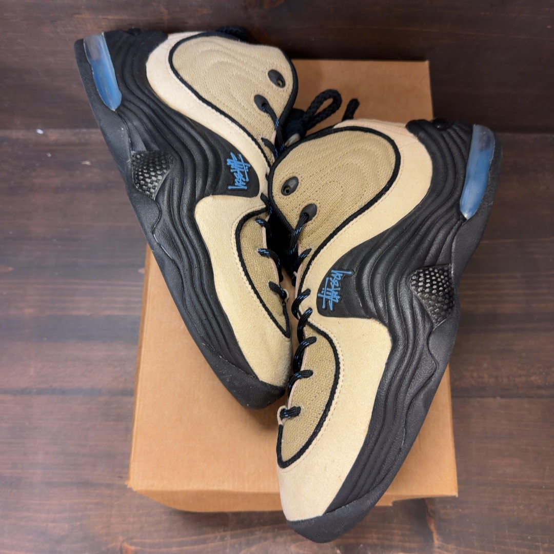 Nike Air Penny 2 Stussy Rattan Limestone Size 9 (Pre-Owned) - Image 2