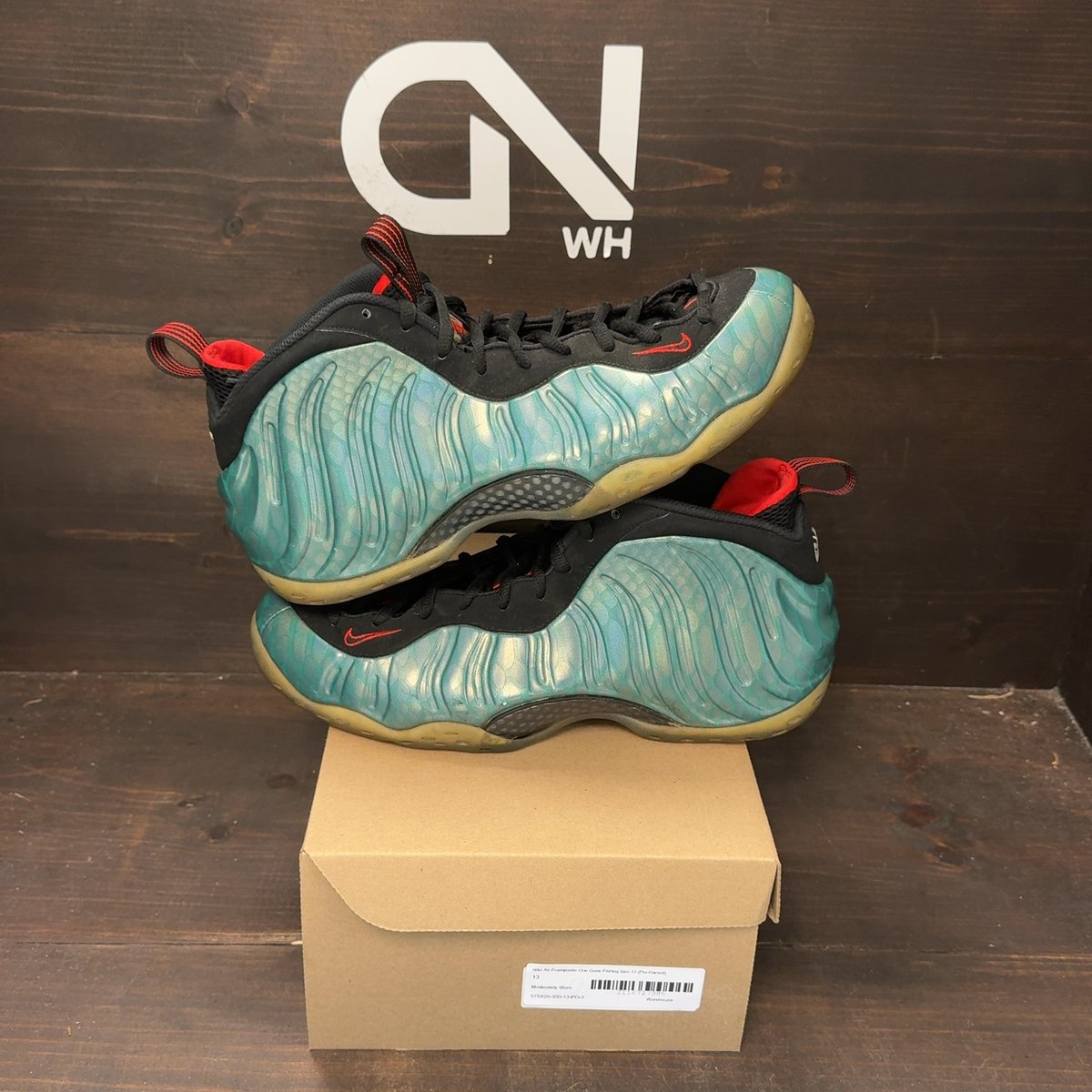 Nike Air Foamposite One Gone Fishing Size 13 (Pre-Owned) - front