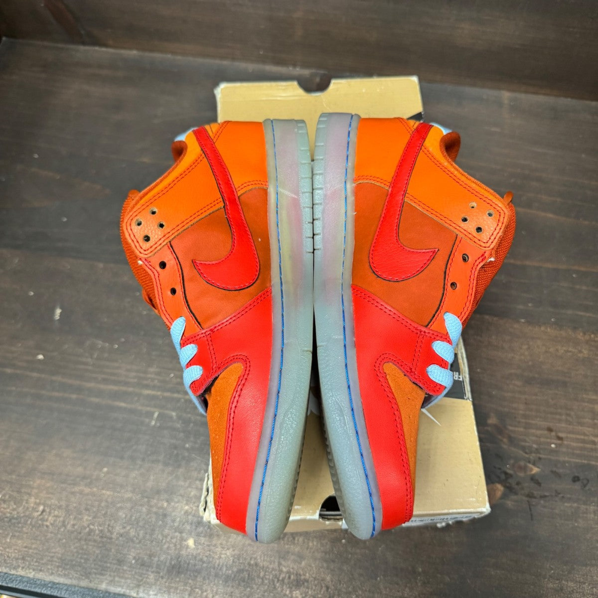 Nike SB Dunk Low Gamma Orange Size 8 (Pre-Owned) - tag