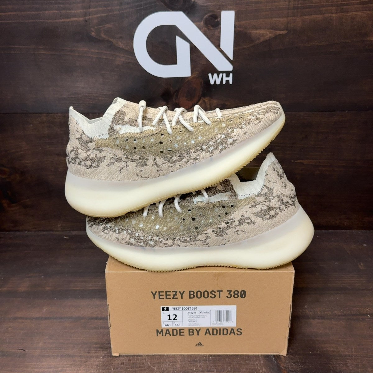 adidas Yeezy Boost 380 Pyrite Size 12 (Pre-Owned)