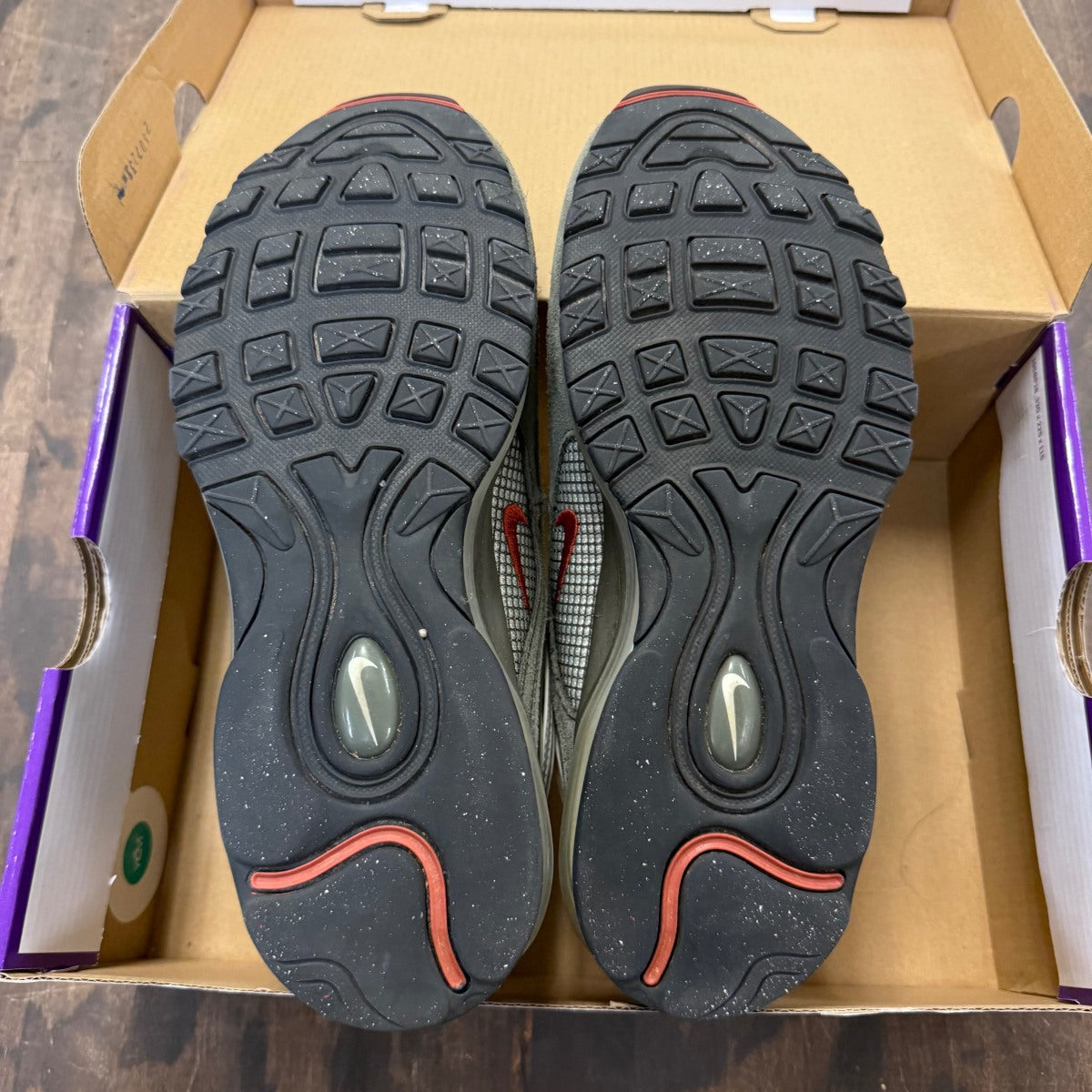 Nike Air Max 97 SE Cargo Khaki Rugged Orange Size 9.5 (Pre-Owned) - Image 6