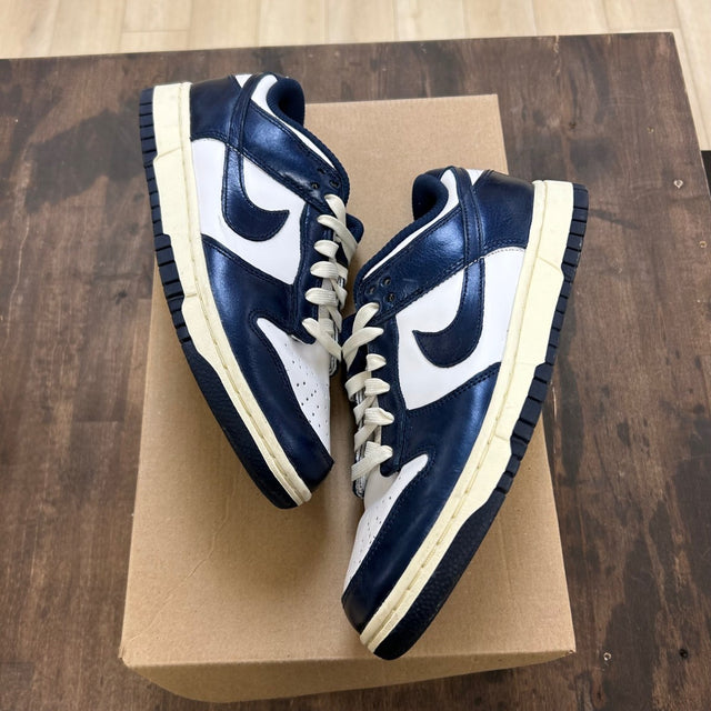 Nike Dunk Low PRM Vintage Navy (Women's) Size 8W (Pre-Owned) - Image 1