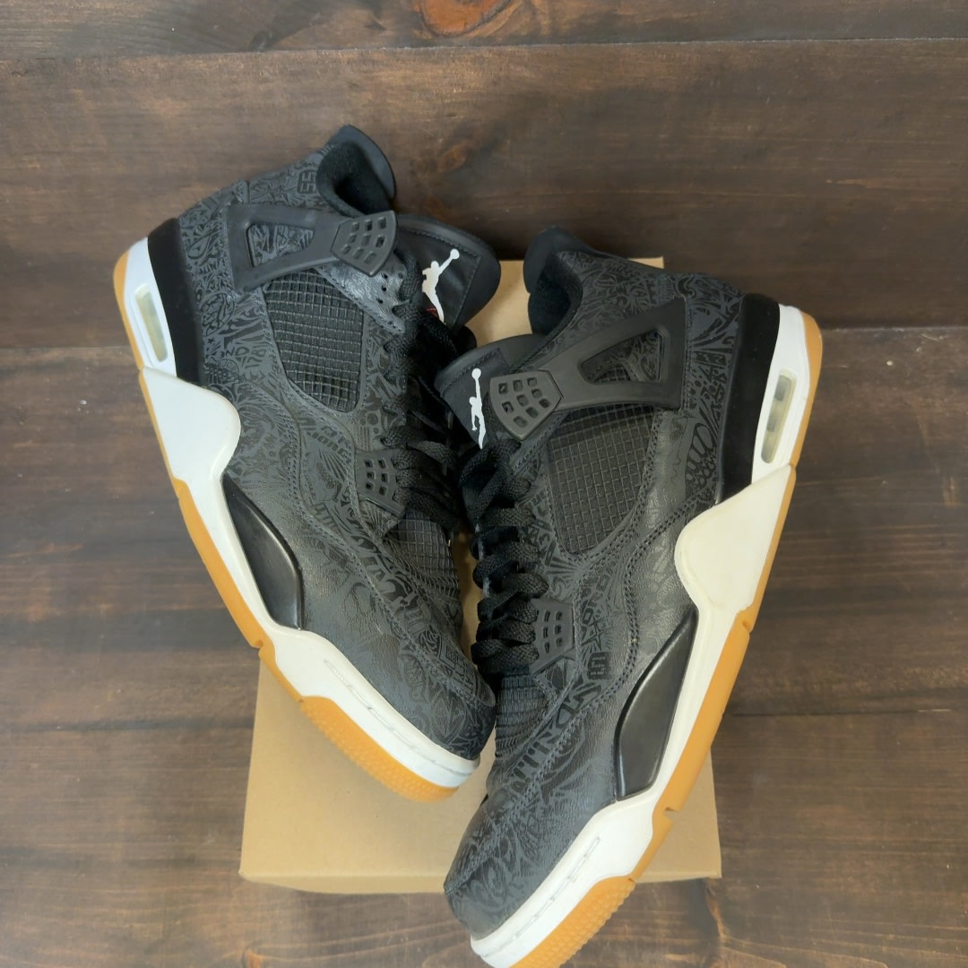 Jordan 4 Retro Black Laser Size 16 (Pre-Owned) - Image 2