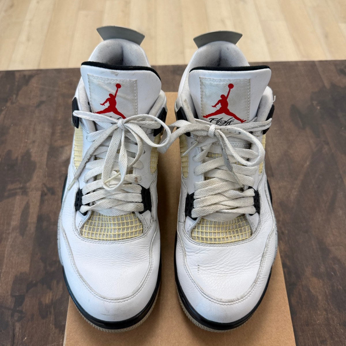 Jordan 4 Retro White Cement (2016) Size 11 (Pre-Owned) - Image 2